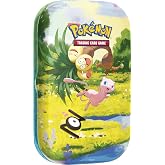 Pok&eacute;mon: 30th Anniversary Celebration Mini Tin - Mew by JCC Pok&eacute;mon (1 Sticker, 1 Illustrated Card and 2 Upgrade Envelopes)