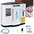 DEDAKJ Oxygen Machine, 1-7l / Min Oxygen Machine, Accumulated Time Adjustment for Home and Travel, Time Control/Wireless Remote Control, Suitable for Home and Personal Care