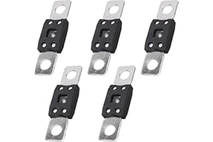 DENUOTOP MEGA Fusible à Courant Élévé Bolt-on Fusible 500 Ampères Fusible à Boulonner pour Voitures, Camions, Véhicules de Construction, Caravanes, Bus (5 Pièces)