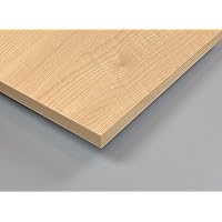 MySpiegel.de Tischplatte Holz Zuschnitt nach Maß Beschichtete Holzdekorplatte in 25mm (30 x 30 cm, Ahorn Natur)