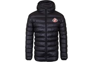 Sunderland AFC Mens Jacket Hooded Winter Quilted OFFICIAL Football Gift