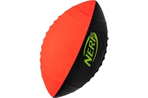 Nerf Kids Foam Football - Pro Grip Youth Soft Foam Ball - 9 Inch Indoor/Outdoor Football - Red