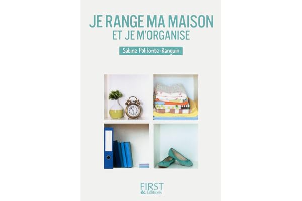 Petit livre de - Je range ma maison et je m'organise (Le petit livre)