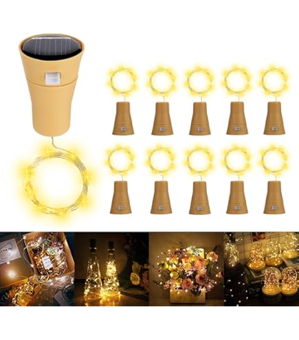 ZVO Guirlande Lumineuse Exterieur Solaire, 30 LED 6,3M Lumière De Goutte D'eau Solaire Pour Extérieur Et Intérieur, Lampe Décoration Étanche Pour Jardin, Arbres, Fêtes Noël, Terrasse(Multicolore