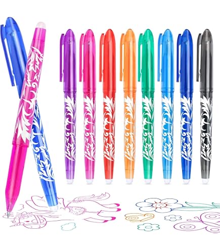 Uni-ball TSI UF-222-07 Tintenroller – Löschbar, 0,7 Mm, Schwarz, 14 Stück Set Für Schule & Büro