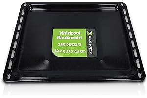 DEKAROX Bandeja de horno esmaltada para AEG Electrolux Juno Zanussi Zanker 353193923/3 353193923/3 3531939233