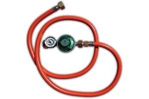 TTULPE régulateur de gaz/tuyau Set de 50 mbar avec connecteur 1/2 "