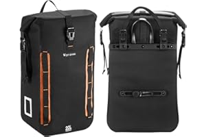 G-raphy Borsa da Bici Posteriore, Bike Bag Bici Grande capacità Bicicletta Pannier Bag Impermeabile per Mountain Bike Bicicletta Ciclismo MTB