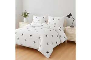 MANEMI Funda nordica 150x220cm, Funda nordica Cama 90, Juegos de nordicas con Funda de cojin 50x75cm, 100% Poliester, Funda con Cremallera, sueva y Transpirable