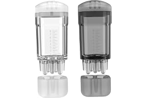 Minoxidil applikator, 8 ml hårbottenoljeapplikator kulverktyg 2-pack exakt rotleverans hårbottenmassör, vit och