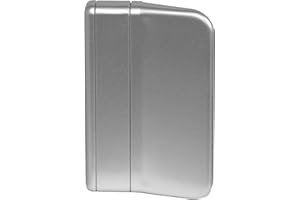 Inconnu CC-Shopping Maniglia per porta balcone 911", forma angolare per esterno con 2 viti di fissaggio, 70 x 45 x 13 mm, diversi colori (argento)