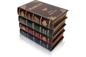 HERCHR Caja de caudales escondida para Guardar Joyas Relojes, Caja de Almacenamiento Vintage de Madera para Joyas, Caja de Almacenamiento de Libro Falso Decorativo para decoración del hogar/Oficina