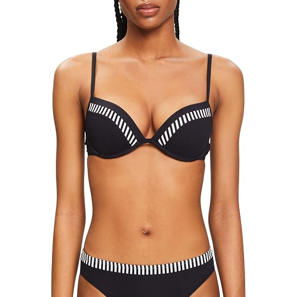 ESPRIT Damen Bikini Brela Beach – Dark Red, Bügel-Top Aus Recycelter Mikrofaser