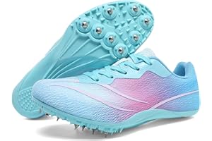 Zelzen Scarpe da Atletica Leggera da Uomo e da Donna, Chiodi da Corsa, Scarpe da Gara per Bambini, Scarpe da Atletica Leggera per Ragazzi, Scarpe da Corsa per Lunghe distanze