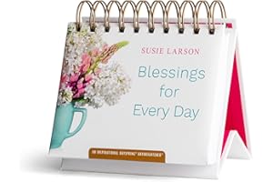DaySpring Calendario abatible, Susie Larson, Blessing for Every Day, blanco, 49911