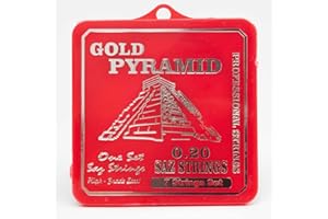 ETHNIC MUSICAL Original Pyramid Saz Saiten für Long Neck Saz, 0,20 Gauge, deutsches Hardbox-Set