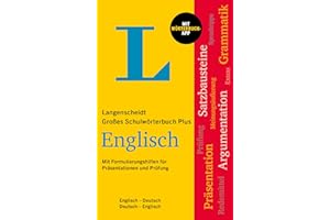 Langenscheidt Großes Schulwörterbuch Plus Englisch: Englisch-Deutsch / Deutsch-Englisch mit Wörterbuch-App