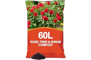 NFGMFMQSHDF simpahome Specially Formulated Rose, Tree & Shrub Compost - 60L