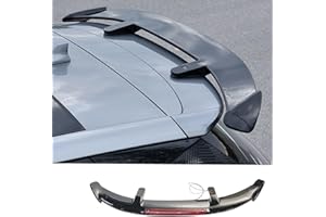 MUTUSAISI Universal Rear Window Roof Spoiler Drilling Installation Wing Compatible with Most Hatchback/SUV/Wagon/Minivan (with LED Light)