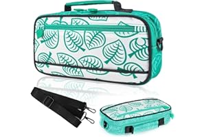 GOYERRNES Sac de transport compatible avec la Nintendo Switch, GROYERRNES Travel Bag for Switch/Lite Game Console Carrying Case with Adjustable Shoulder Strap for Switch Accessories, Dock, Joy con Grip