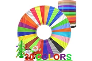 DACHMA 3D Printing Pen Filament PCL - 30 Colors (150M) PCL 1.75MM filaments Refills for 3D pens for Kids 3D Filament Refills for 3D Printing Pen (Excluding Equipment)