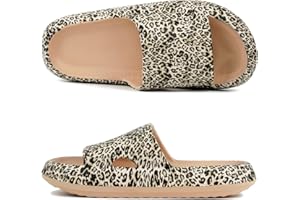 Geweo Badeschuhe Hausschuhe Herren Cozislides Original Damen Pillow Cloud Slippers Sommer Rutschfeste Dicker Sohle Weich Wolken Pantoletten Unisex Garten Dusche Strand Slides Sandalen