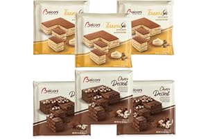 CREDO GIFTS Sponge Cake Bundle With Balconi Torta Tiramisu Mascarpone & Coffee Creme Italian Layer Cake 400g x3 and Choco Dessert Creme Italian Layer Cake 400g x 3 (6 Pack)