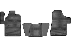 MOTOS Alfombrillas de Goma para Mercedes-Benz Viano W639 2003-2014 Mejora tu Comodidad de Viaje con la Alfombrilla Antideslizante para Coche- Alfombrillas de Coche para Varias Estaciones