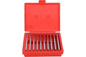 JUOPZKENN 10 Pairs Parallel Bar Set,Milling Machine 10 Pairs 1 8 Inch Thin Parallel Bar Set Machinist Lathe Tools for Construction Surveying Machinist Lathe Tools Machinist Thin Parallel Bars