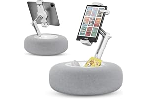 SupeDesk Tablet Halterung Kissen,Kindle Halterung,ipad Ständer,Kindle Ständer,kompatibel mit 4,7-13" Kindle/Handy/Tablet,verstellbare Telefon Halterung für Bett,Sofa, Videos shauen, weich & bequem