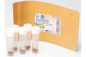 Medasa Prueba de agua para bacterias coliformes E.coli Test en agua potable y agua de pozo (5 x set de prueba)