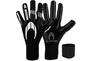 HO Soccer KONTROL Alert Blackout Guantes de Portero, Unisex niño.