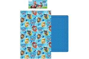 New Import Juego sabanas para Cama 90 cm con Diseño Paw Patrol, 25x5x30 cm