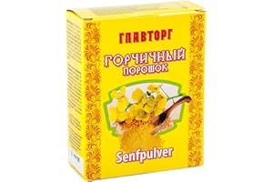 POIGET Polvere di senape tradizionale russa, confezione da 8 senape da mescolare (8 x 200 g)
