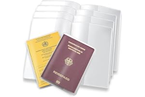 GothicBride Etui na książeczkę szczepień, międzynarodowe etui ochronne, przezroczyste etui na dowód szczepień, wodoszczelne, na książeczkę szczepień, dla dzieci i dorosłych (93 mm x 130 mm) (4)