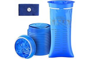 TOULIFLY Vomissement, Sachet de Voyage pour Vomi, Sac de Vomissement, 10 Pcs 1000ml Jetable Sacs à Vomi, Sacs Jetables pour Vomissements, Sacs à Vomi Sac de Barf, pour Voiture et Voyage Femmes Enceintes