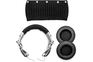 Voarmaks DIY część naprawcza opaska na poduszkę haki kompatybilne z Denon HP1000 HP1100 nauszne słuchawki DJ czysta wełna zamiennik opaska na głowę nauszniki