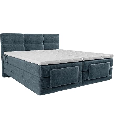 Lit Boxspring BEST FOR YOU Neo - 180x200 Cm - Avec Sommier Et Matelas Ressorts - 7