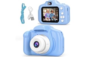EFANCY Kids Camera 1080P HD 2.4 Inch IPS Screen Kids Digital Cameras Kids Toys Gifts Selfie Childrens Camera for Kids Age 3-12 Years Old Dual Lens Selfie/Video Camera for Kids Birthday Christmas