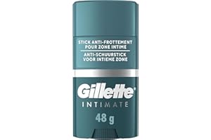 Gillette Intimate Stick Anti-Frottement Pour Zone Intime Pour Hommes, Soin Pour Le Corps, Contre Les Irritations De La Peau, A Appliquer Apprès La Douche ou Le Rasage, Convient Aux Peaux Sensibles