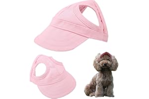 iFCOW Hundekappe, Baseballkappe für Hunde, Katzen, Outdoor, Sonnenhaube, verstellbare Streifen, Sommer, Reisen, Sport