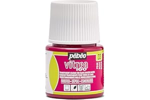 PEBEO Pébéo-Vitrea 160 Tenda, Rosa, 45 Milliliters, unità