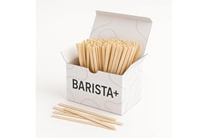 FIXINGS DIRECT 1000x Barista+ Premium Wooden Coffee Stirrers (Multiple Pack Sizes) Boxed Eco-Friendly Coffee Stirrers Suitable for All Hot Drinks Upgraded Coffee Sticks/Drink Stirrers (1000)