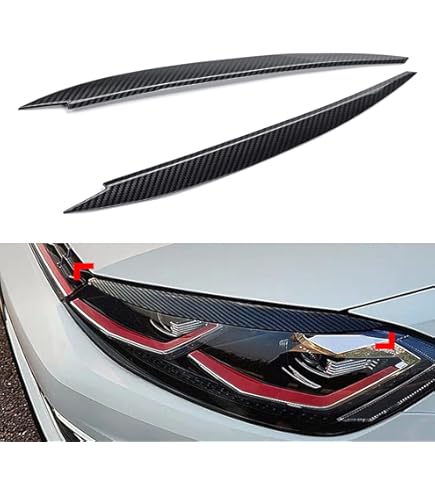 Scheinwerferblenden Böser Blick Für Ford Fiesta - Sportoptik Einfach Angebracht