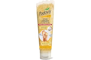Podovis, Scrub Levigante ad Azione Peeling - Scrub Piedi Esfoliante , Pelle Morbida e Levigata, Effetto Peeling, Con Estratti di Uva Bianca e Papaya, 150 ml