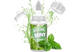 ECENK VAPE Ecenk Lebensmittelaroma - 30ml - Intensives Aroma - Food Flavour Drops - Hochdosiertes Lebensmittel Aroma, für Backen, Lebensmitteln, Vernebler, Nebelmaschinen, 100ml-DIY-Flasche (Minze)