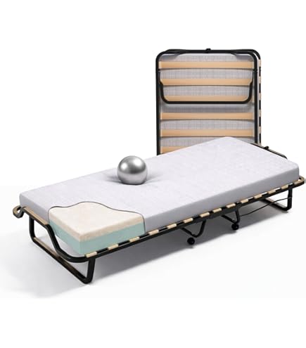 Sleepking - Plooibed/Vouwbed - Vino - 90x200 - Zwart - 15cm dik pocketvering matras - incl. beschermhoes - Dagelijks te gebruiken
