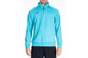 Joma- Sudadera para Hombre , 6XS - 3XL - Cálida y Transpirable, Evita entrada de Frío con Media Cremallera, Bajo y Puños en Rib - Faraón