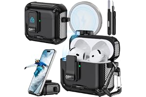 Joremx Magnetiskt Fodral med Telefonstativ (för AirPods 5/4