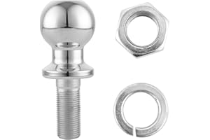 ‎DHOUSE Dhouse Anhängerkupplungen 50mm M22 Kupplungskugel Anhängerkupplungskugel Gerade Anhängerkupplung Traktor Kugelkopfbolzen Ackerschiene 2T Zugmaul Kugelkopf Traktor Ackerschiene für Traktor Quad ATV